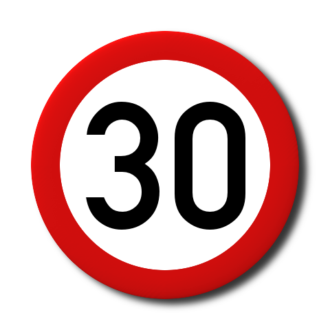 Verbotsschild Schild Verkehrsschild Schild_rund_verbot_30.png