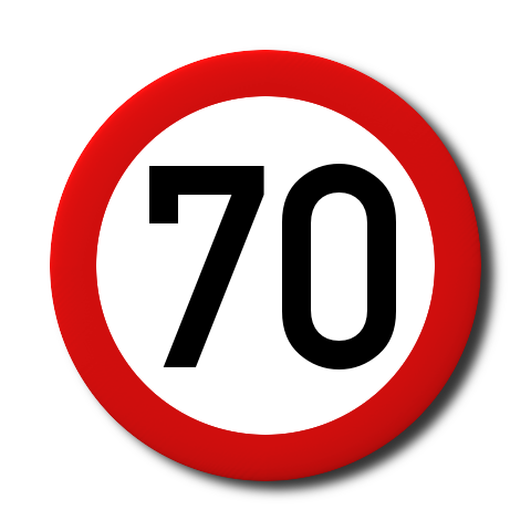 Verbotsschild Schild Verkehrsschild Schild_rund_verbot_70.png